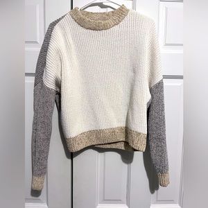 Abercrombie Colorblock Chenille Sweater!